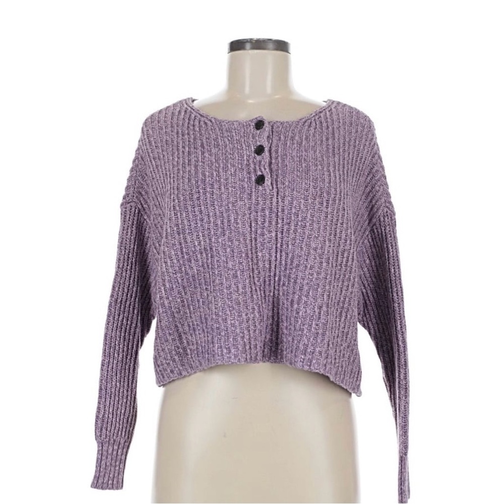 American Eagle Outfitters Lavender Knit Sweater